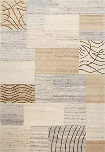 Teppich aus 100% Schurwolle (IWS); handgetuftet | Größe: 70 x 140 cm; Farbe: Natur Grau | THEKO die markenteppiche - Royal Natur