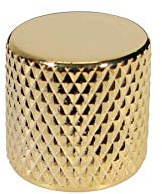 Boston Potiknopf, Dome Knob, Metall, gold, 19,0mmx19.0mm, push on, 6,0mm Schaft