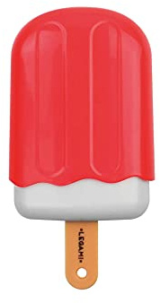 Legami - Mini Portable Fan with Flexible Blades, Pocket, 6 x 12 cm, Ice Pop Theme