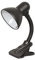 BEL AIR HOME - Lámpara Flexo con pinza de escritorio DEDALO - ideal para zonas de lectura y escritorios - Portalámparas E-27 para cualquier bombilla E-27 (METAL NEGRO)