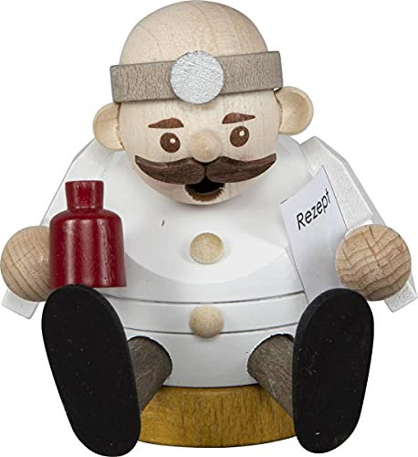 Rudolphs Schatzkiste Räucherfigur Mini Arzt Höhe 8cm NEU Räuchermann Räucherfigur Rauchfigur