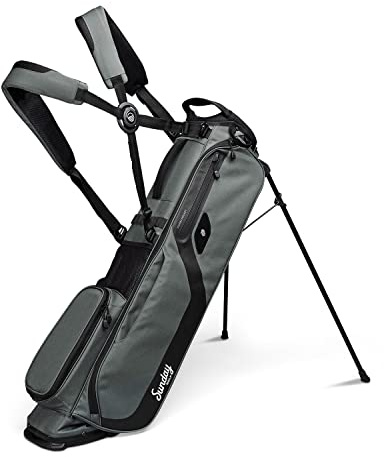 Sunday Golf EL Camino Tasche – Leichte Tasche mit Gurt und Ständer – Einfach zu tragen – Par 3 und Standardkurse, 3,9 Pfund