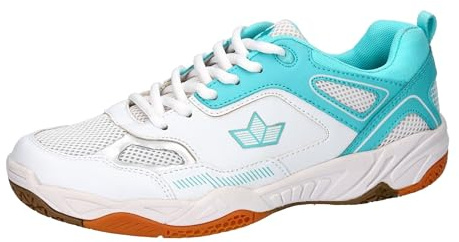 Lico Damen Sprint Indoor Hallenturnschuhe, weiß/türkis, 38 EU