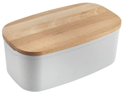 Metaltex Brotkasten Bready, Swiss-made, mit Schneidebrett Deckel