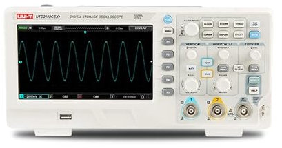 UNI-T UNI-TREND UTD2202CEX+/UTD2102CEX+ 2 Channels Digital Oscilloscopes 7inch LCD 1GS/s Benchtop Digital Storage Oscilloscopes(UTD2202CEX+)