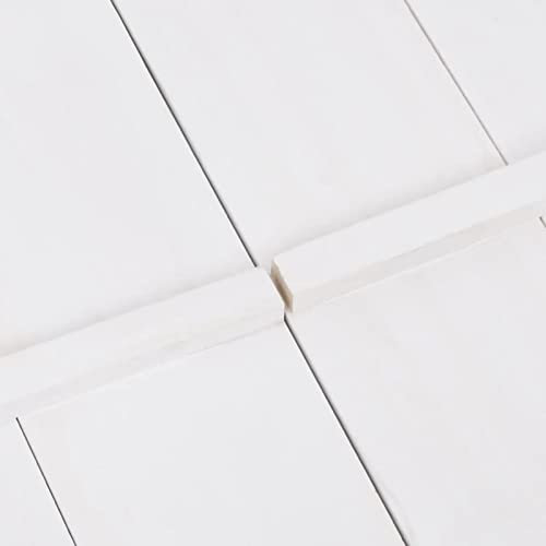 Homgoday Sabbiera in Legno di Abete Bianca 95x90x15 cm, Mobili per Casa Interno Esterno Soggiorno Camera da Letto