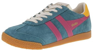 Gola Elan Suede Women's Cerise/Off White/Chalk Pink Trainers