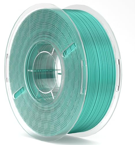 ELEGOO Silk PLA Filament 1.75mm Silk Minzgrün 1kg, Glänzendes Metallic 3D-Druckerfilament PLA Mit Hoher Maßhaltigkeit, 1KG Spule Für Die Meisten 3D Drucker