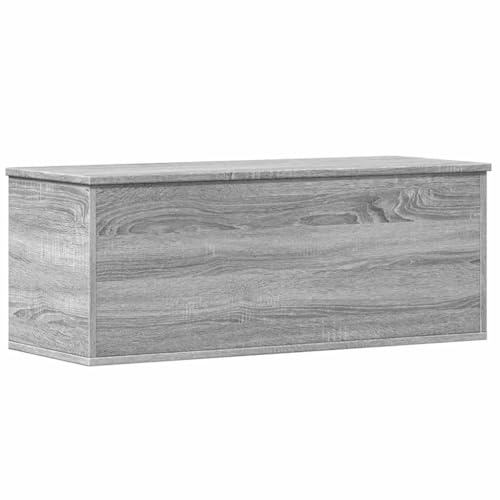 vidaXL Förvaringslåda grå sonoma 90x35x35 cm konstruerat trä, kista, leksakskistor, förvaringslåda, leksakskista, förvaringslåda, förvaringslådor