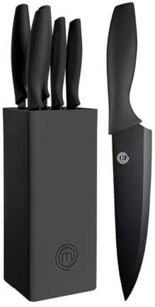 MasterChef 526280 Blocco di coltelli, nero