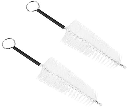 Cpolebev 2 Stueck Universell Mundstueck Reinigungsbuerste Nylon fuer Posaune Trompete Franzoesisch Horn Blasinstrument