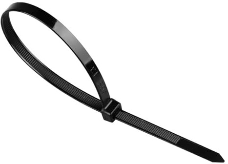 Self-Locking Plastic Nylon Tie 100 PCS Black 5X300cable Tie Fastening Ring 3X200 Cable Tie Zip Wraps Strap Nylon Cable Tie Set (Color : 5x300mm) (3x120mm)