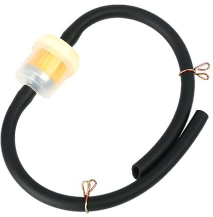 Kit Tubo Benzina, Filtri Carburante Rapido Kit 6mm Gas Filtro Rubinetto Serbatoio Tubi Flessibili Filtrazione della con Clip per Piccoli Motori Motocicli Quad Ciclomotori ATV Scooter Kart Tagliaerba