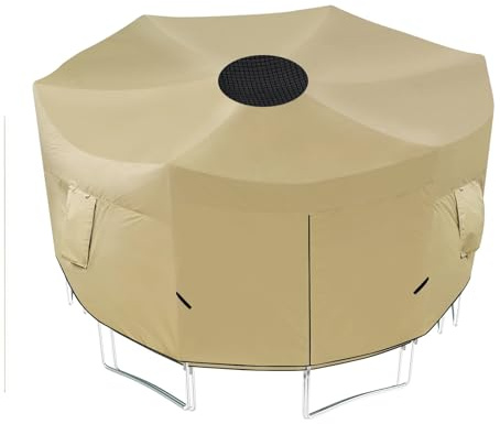 Trampoline Awning Cover - Premium UV Protection Tent System Technology, Advanced Foldable Waterproof Design Construction, Professional Tear Resistant Shade Shelter Feature | Vital Outdoor Protections