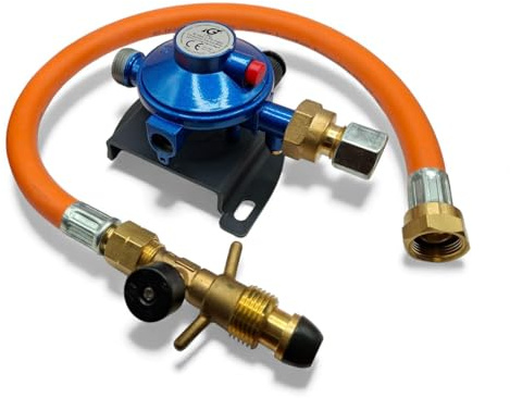 DN Autogas Parts Régulateur de gaz GPL 30 mbar 8 mm + 450 mm G5 W21.8 Tuyau Pigtail pour caravane et camping-car