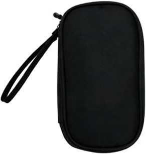 Pochette Cable Tech Pouch Sac Rangement Cable Double Couche Noir Organisateur Electronique Boite de Rangement USB Etui Compact pour Cle USB Sac de Rangement pour Telephone Portable Accessoires