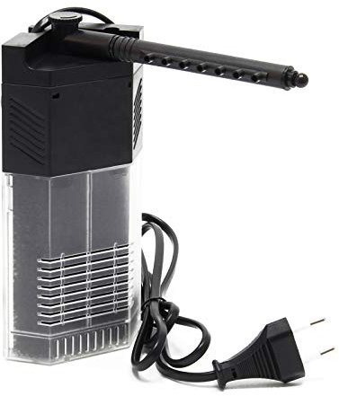 SunSun JP-092 Innenfilter Aquarium mit Pumpe 250 l/h 3W Eckfilter S für kleines Aquarium bis 40 L