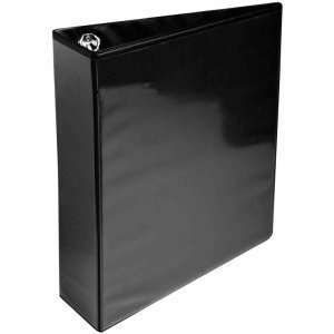 Exacompta 10 x Präsentationsringbuch Kreacover A4 60mm 4 Ringe schwarz