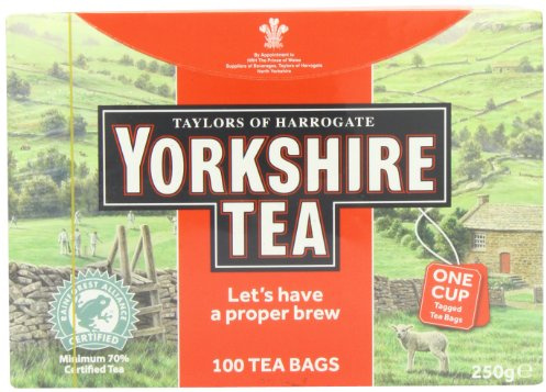 Taylors Yorkshire Tea One Cup String and Tag Tea Bags (Pack of 100)