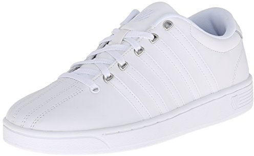 K-Swiss Women's Court Pro II CMF Sneaker, White/Silver, 9 M