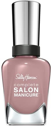 Sally Hansen Complete Salon Manicure Nagellack mit Keratinkomplex Mauve Along, Altrosa, glänzender Pflegelack ohne UV-Licht, langanhaltend Nr. 374, (1 x 14,7 ml)