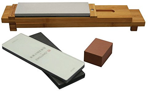 ZWILLING J.A. Henckels 6-pc Glass Water Stone Sharpening Set, 16, Brown