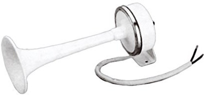 Cuerno de señal, Color Blanco, 25 cm