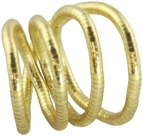 Freak Scene Biegsame Halskette Schlangenkette goldfarben hell Kette Armband