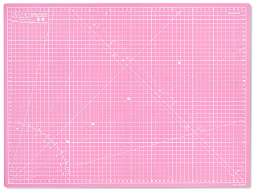 Elan Base de Corte A2 Autocicatrizante Rosa, Tabla de Corte 60x45 CM, Tabla Cortar Costura, Base de Corte A2, Protector Mesa Manualidades de 5 Capas