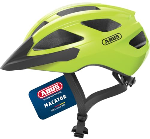 ABUS Casque de vélo de Course Macator - Casque de vélo Sportif pour débutants - Aussi pour Les porteurs de Tresses - pour Femmes et Hommes
