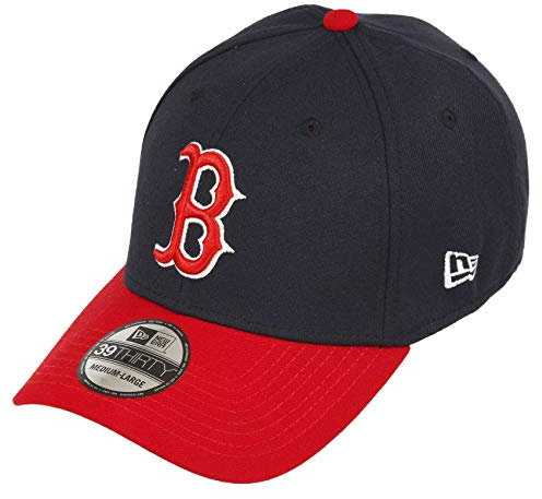New Era Boston Red Sox MLB Essential Navy/Red 39Thirty Stretch Cap - M - L