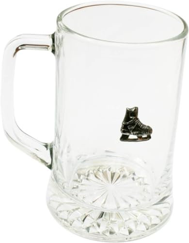 Gamekeepers Cottage gifts Ice Skater Boot 1 Pint Glass Tankard Beer Stein Free Engraving 197