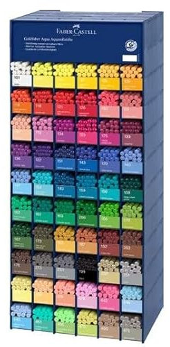 Faber-Castell 114660 Goldfaber Aquarell Einzelstiftmodul Aquarellstift, 720 Farbig Sortiert, 520mm Breite x 205mm Höhe x 340mm Länge