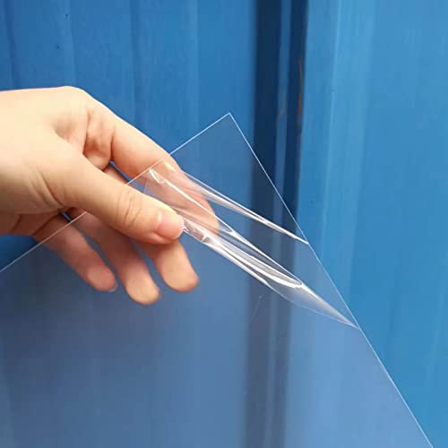 Transparente Kunststoffplatten, Plexiglas-Bastelplatten, PET, flexibel, leicht, für Bastelprojekte, Bilderrahmen, 30,5 x 30,5 x 0,1 cm, 5 Stück