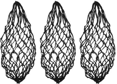POPETPOP Geflügelnetz Mesh-Tasche 22.05X9.84X3.54In Hängende Futterbeutel Für Hühner Ziegen Und Geflügelfütterung 3Er Set Verdicktes Design Mit Komfortablem Geflochtenem Seil