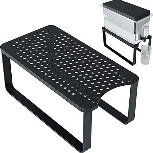 Soporte para Dispensador de Agua para Encimera, Soporte de Metal para Filtro de Agua, Soporte para Dispensador de Bebidas para Nevera, Dispensador de Bebidas con Grifo, Soporte para Jarra de(#1)