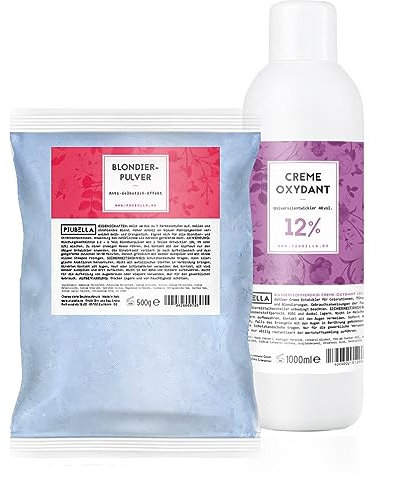 Piubella Blondierung 500g + Oxydant 12% 1000ml
