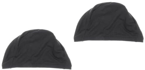 SHERCHPRY 2stücke Helm-innenmütze Für Radfahrer Atmungsaktive Schnelltrocknende Sportmütze Dunkelgrau Elastisch Und Uv-beständig Für Radfahren Und Outdoor-aktivitäten