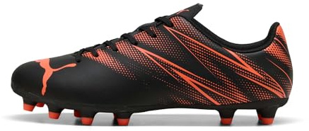 Puma ATTACANTO FG/AG, Männlich Fussballschuh, Puma Black-Glowing RED,