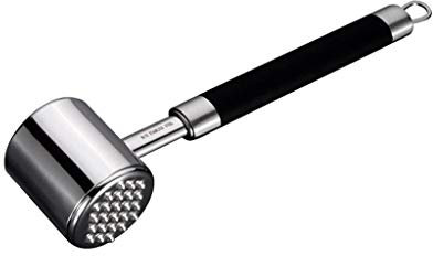 Tenditore per carne 316 in acciaio inox batticarne in acciaio inox batticarne Heavy Duty Carne Martello Softener, carne Pounder a intenerire la bistecca, manzo, pollo, agnello e carne macinata Tendito