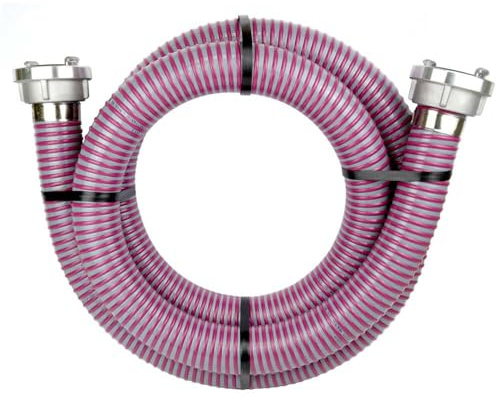 FLEXTUBE SE STORZ C - Saugschlauch 51mm (2 Zoll) + Storz C Kupplung, Länge 3m, Ansaugschlauch Pumpenschlauch Robust Kälteflexibel Wasser Schmutzwasser Pumpe