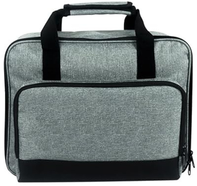 zjhukfmc Sac de Transport pour vidéoprojecteur,36x28x10cm Sac de Transport pour Projecteur et Accessoires,Nylon Sacs Organisateur Voyage pour Projecteur avec Bandoulière Réglable et Poches