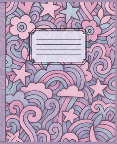 Notebook for Students |Collage Ruled |School Notes |Journal |Gift for Student: Aesthetic Illustration Collage Ruled Notebook for Students