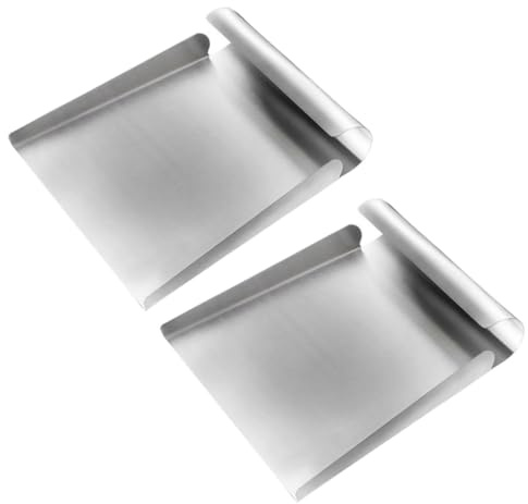 HEALLILY 2 pièces Pelle Alimentaire Inox Multifonction pour Glace Farine et Pancakes Ustensile Cuisine Rouille Confortable pour Service