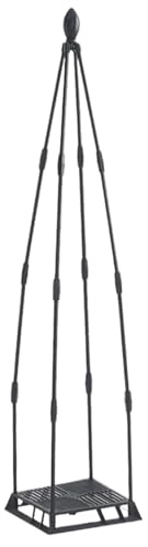 Imtrub Treillis pour plantes grimpantes en plein air, treillis d'extérieur en métal pour plantes grimpantes, tour de cadre robuste pour serre, rose, pot de fleurs, patio, jardin, balcon