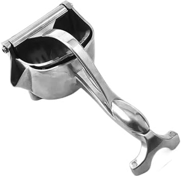 Spremiagrumi Manuale Spremiagrumi manuale Spremifrutta multifunzionale Succo di limone originale Materiale addensato facile da pulire Per Frutta(Silver)