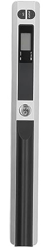 HUIOP Portable Scanner, Quick Scan Images or Pictures, Store JPEG/PDF Files in Seconds, 300DPI/600DPI/900DPI Resolution, 32G Micro Memory Card, Handheld Business Scanning Equipment for (Silver)