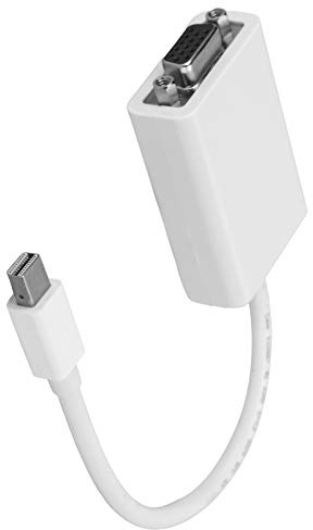 Yechiry Mini Displayport to VGA Adapter, Convert Mini Signal to HD Video Adapter, Mirror and Extended Mode for X1 & Other Devices