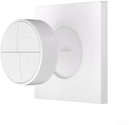 SZNB-01M Smart Scene Button für Zigbee und Ökosysteme mit vier Eingabe-Optionen und lokaler TouchLink-basierter Gerätekommunikation