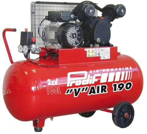 Compresor Correa bi-cylindre V 100 L 2 CV prodif-v1851002 m
